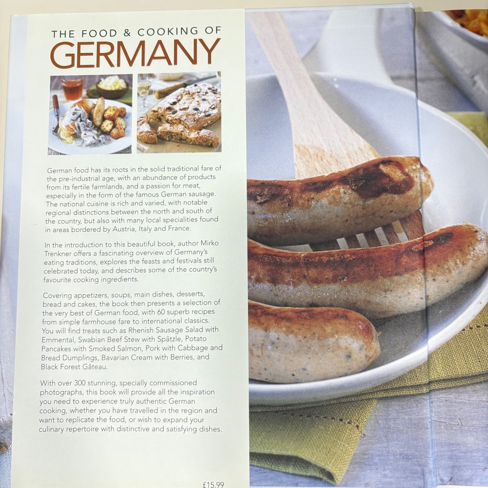 The Food & Cooking of Germany Mirko Trenkner Cookbook 60 Recipes Hardcover - Picture 5 of 9